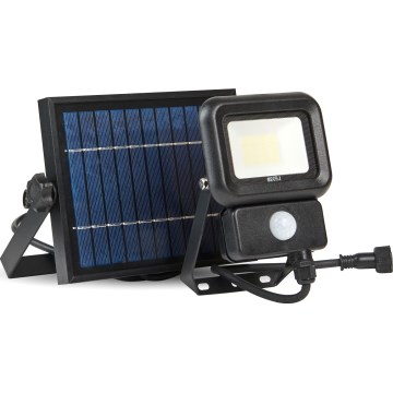 LED Vanjski solarni reflektor sa senzorom LED/10W/3,7V 6500K IP65 2200 mAh