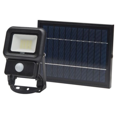 LED Vanjski solarni reflektor sa senzorom LED/10W/3,7V 6500K IP65