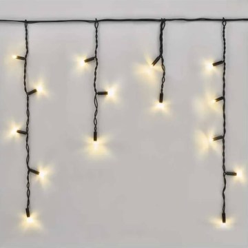 LED Vanjski svjetleći lanac 50xLED/3x0,4m IP44 topla bijela