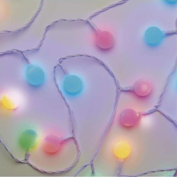 LED vanjski svjetleći niz 40xLED/9m IP44 višebojni