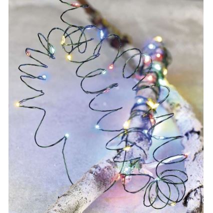 LED vanjski svjetlosni lanac 150xLED/20m IP44 višebojni