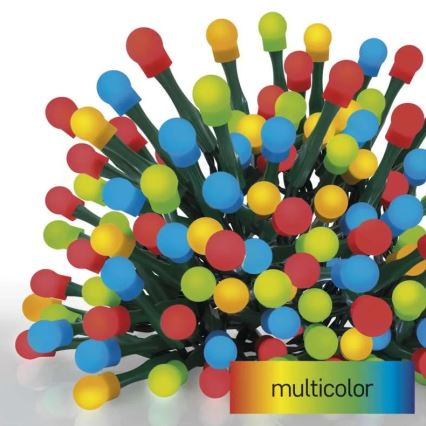 LED vanjski  svjetlosni lanac 80xLED/8 funkcija 13m višebojno IP44