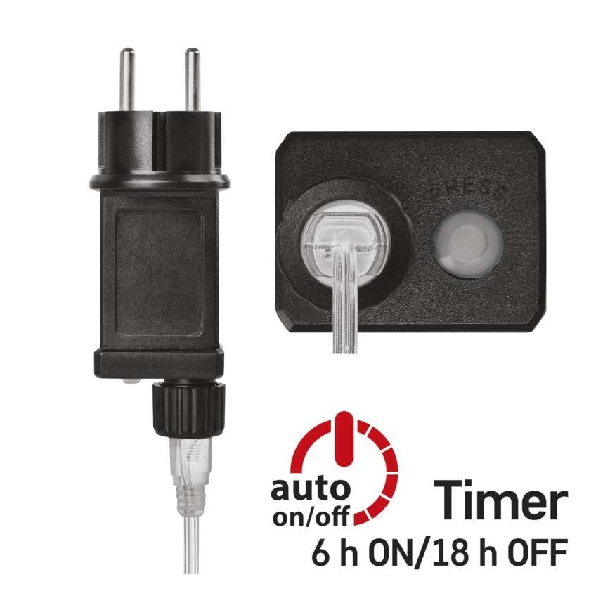 LED vanjski svjetlosni niz 100xLED/15m IP44 toplo bijela