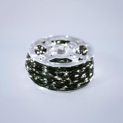 LED vanjski svjetlosni niz 1500xLED/230V 8 funkcija 153 m IP44 hladno bijela + daljinski upravljač