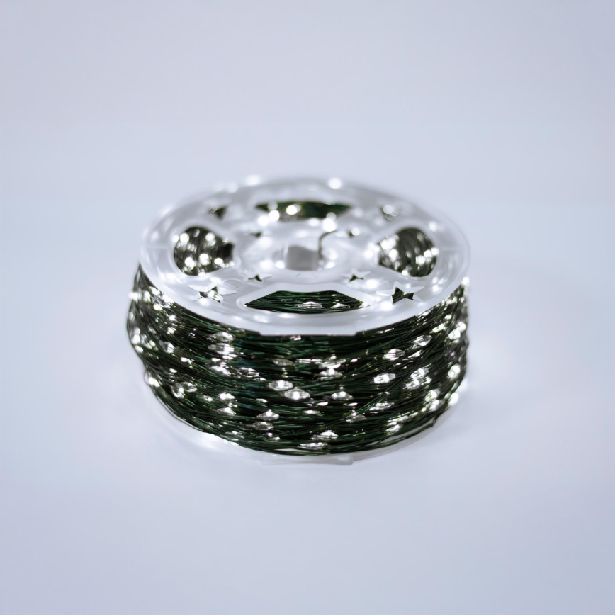 LED vanjski svjetlosni niz 1500xLED/230V 8 funkcija 153 m IP44 hladno bijela + daljinski upravljač