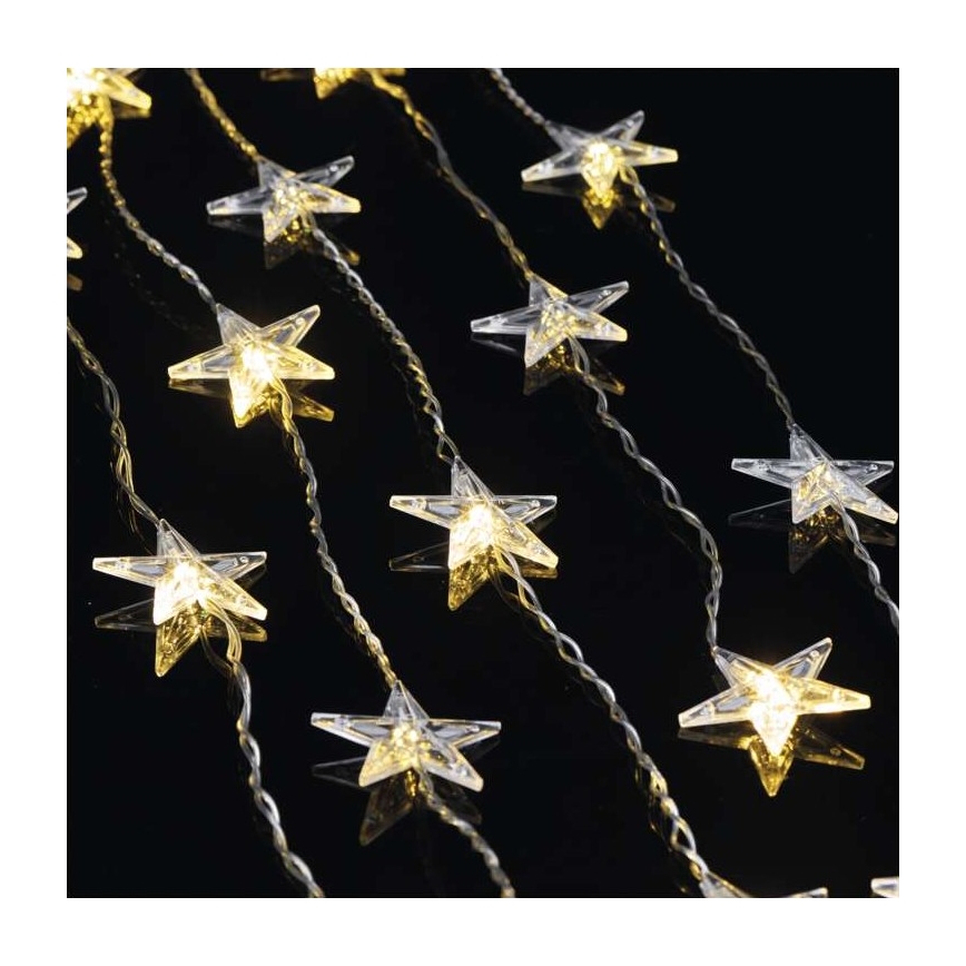 LED vanjski svjetlosni niz 30xLED/3,9 m IP44 zvijezde