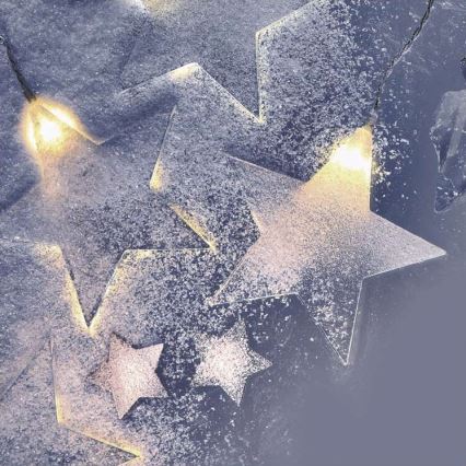 LED vanjski svjetlosni niz 30xLED/3,9 m IP44 zvijezde