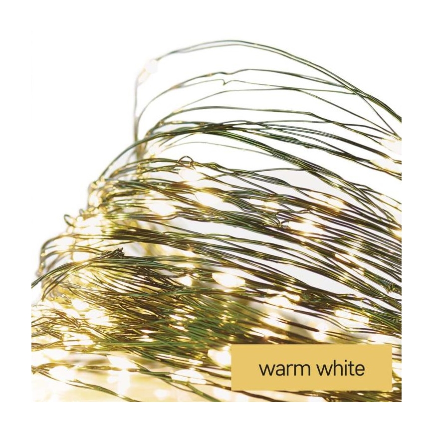 LED vanjski svjetlosni niz 40xLED/9m IP44 topla bijela