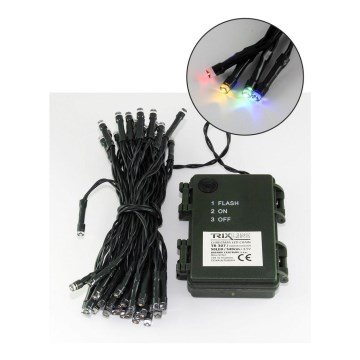 LED vanjski svjetlosni niz 50x LED, 2 funkcije, 5,4 m, IP44, višebojan