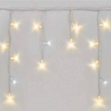 LED vanjski svjetlosni niz 50xLED/3x0,4m IP44 hladno/toplo bijelo