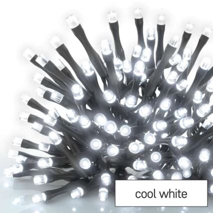 LED vanjski svjetlosni niz 50xLED/5m IP44 hladno bijela