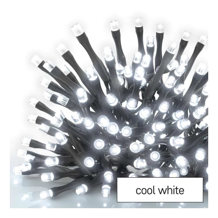 LED vanjski svjetlosni niz 50xLED/5m IP44 hladno bijela
