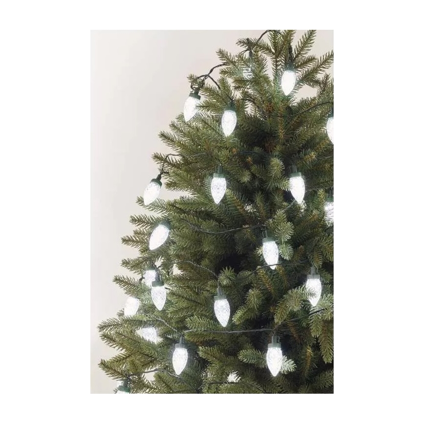 LED vanjski svjetlosni niz 50xLED/8 načina 14,8 m IP44 hladno bijela