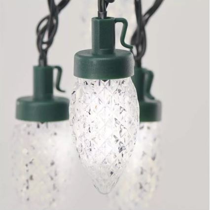 LED vanjski svjetlosni niz 50xLED/8 načina 14,8 m IP44 hladno bijela