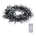 LED vanjski svjetlosni niz 576xLED/8 funkcija 8m IP44 hladno bijela + daljinski upravljač