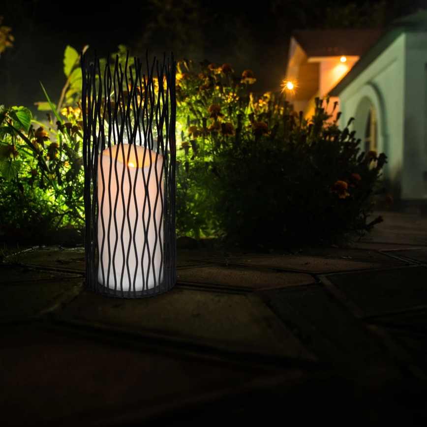 LED Vanjsko dekorativno svjetlo NYBORG LED/2xAA 35 cm IP44 toplo bijela