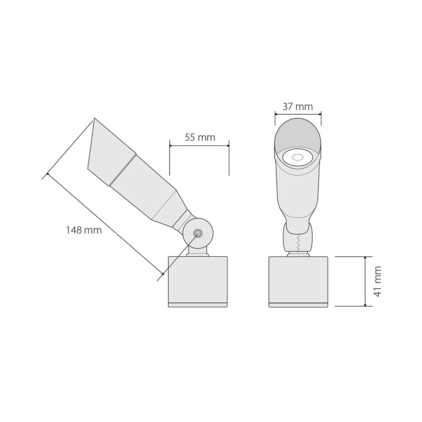 LED Vanjsko osvjetljenje OKO 1xLED/1W/350mA IP54
