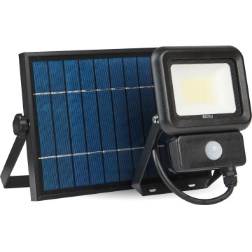 LED Vanjsko solarno reflektorsko svjetlo sa senzorom LED/20W/3,7V 6500K IP65 4400 mAh