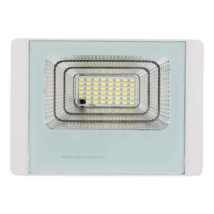 LED Vanjsko solarno reflektorsko svjetlo LED/20W/3,2V IP65 6400K 20000 mAh + daljinski upravljač