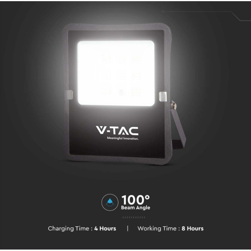LED Vanjsko solarno reflektorsko svjetlo LED/6W/3,2V 6400K IP65 4000 mAh + daljinski upravljač
