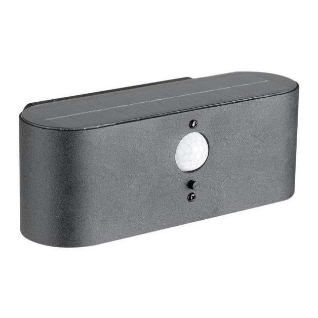 LED Vanjsko solarno zidno svjetlo sa senzorom LED/2,5W/3,7V 3000K IP54 2000 mAh