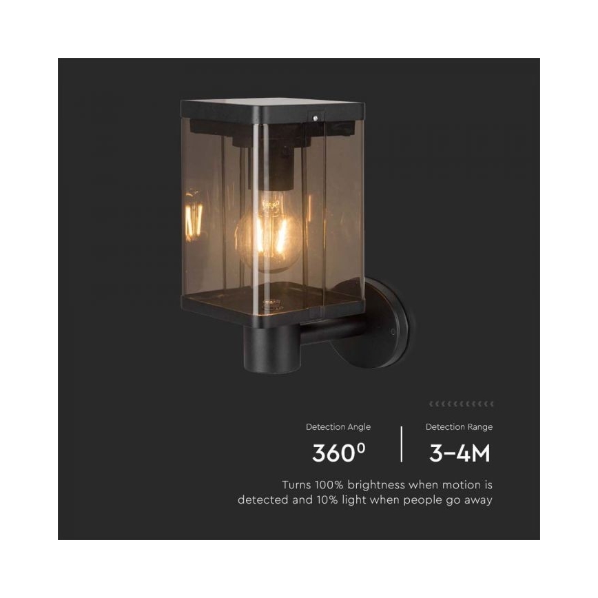 LED Vanjsko solarno zidno svjetlo sa senzorom LED/2,5W/3,7V 3000K IP54 2000 mAh