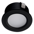 LED Vanjsko stropno svjetlo IMBER LED/1W/12V 4000K promjer 3 cm 30 lm IP65 crna
