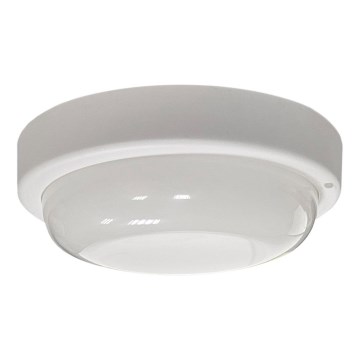 LED vanjsko stropno svjetlo LED/8W/230V 4200K Ø 14 cm IP64 bijela