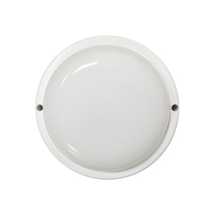 LED vanjsko stropno svjetlo LED/8W/230V 4200K Ø 14 cm IP64 bijela