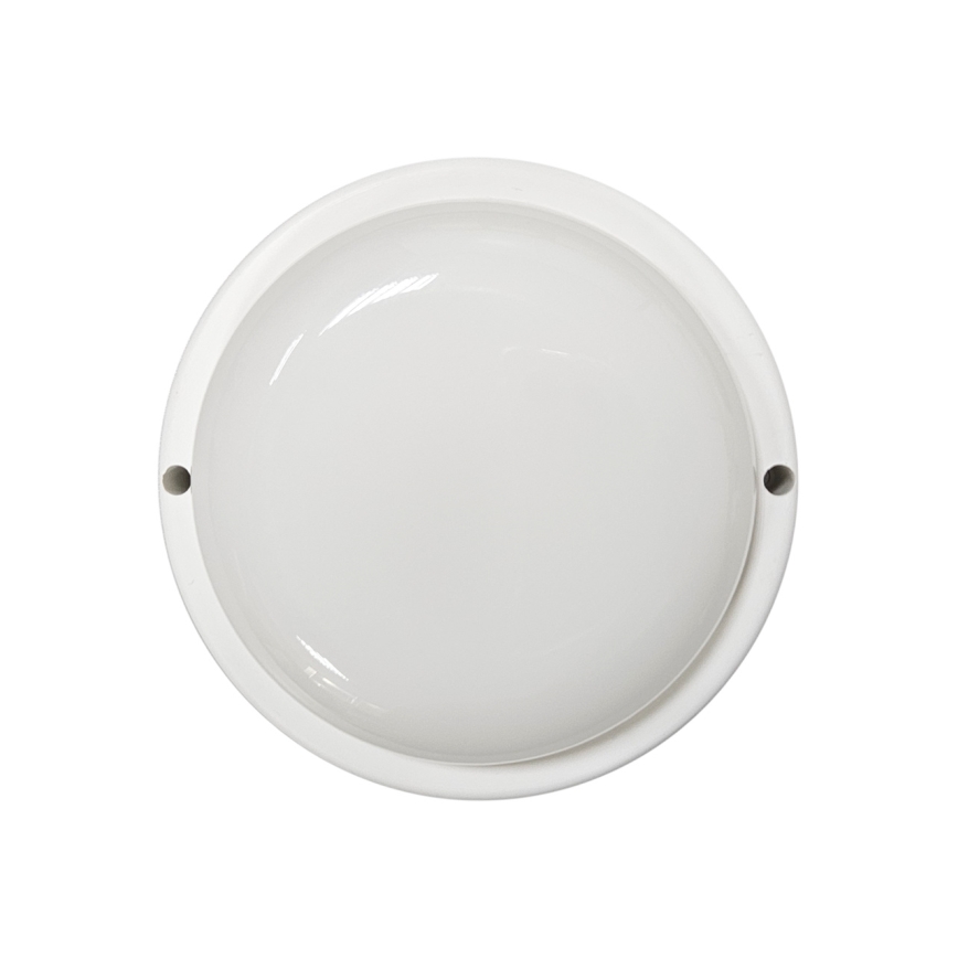 LED vanjsko stropno svjetlo LED/8W/230V 4200K Ø 14 cm IP64 bijela