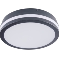 LED Vanjsko stropno svjetlo s detektorom pokreta BENO LED/12/18W/230V 3000/3500/4000K IP65 antracit okrugli