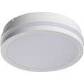 LED Vanjsko stropno svjetlo s detektorom pokreta BENO LED/12/18W/230V 3000/3500/4000K IP65 bijelo okruglo