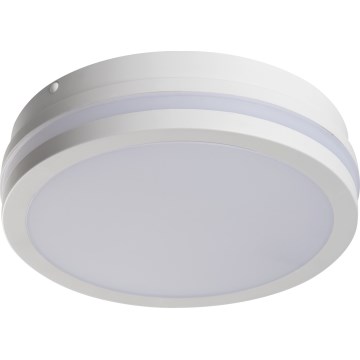 LED Vanjsko stropno svjetlo s detektorom pokreta BENO LED/12/18W/230V 3000/3500/4000K IP65 bijelo okruglo