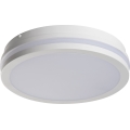 LED Vanjsko stropno svjetlo s detektorom pokreta BENO LED/24/30W/230V 3000/3500/4000K IP65 bijelo okruglo
