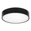 LED Vanjsko stropno svjetlo s senzorom MARTIN LED/25W/230V 3000/4000K promjer 35 cm IP65 crna