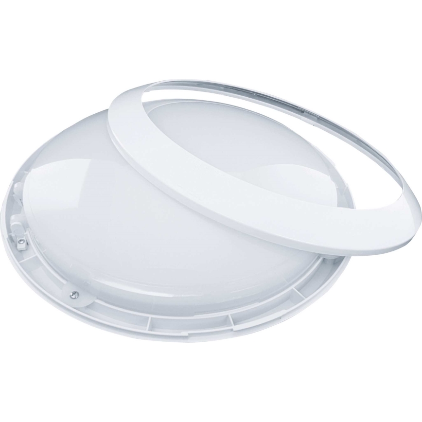 LED Vanjsko stropno svjetlo s senzorom RENO LED/16W/230V IP66 bijela