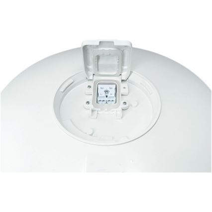 LED vanjsko stropno svjetlo sa senzorom VISTA LED/15W/230V promjer 26 cm IP54 bijela