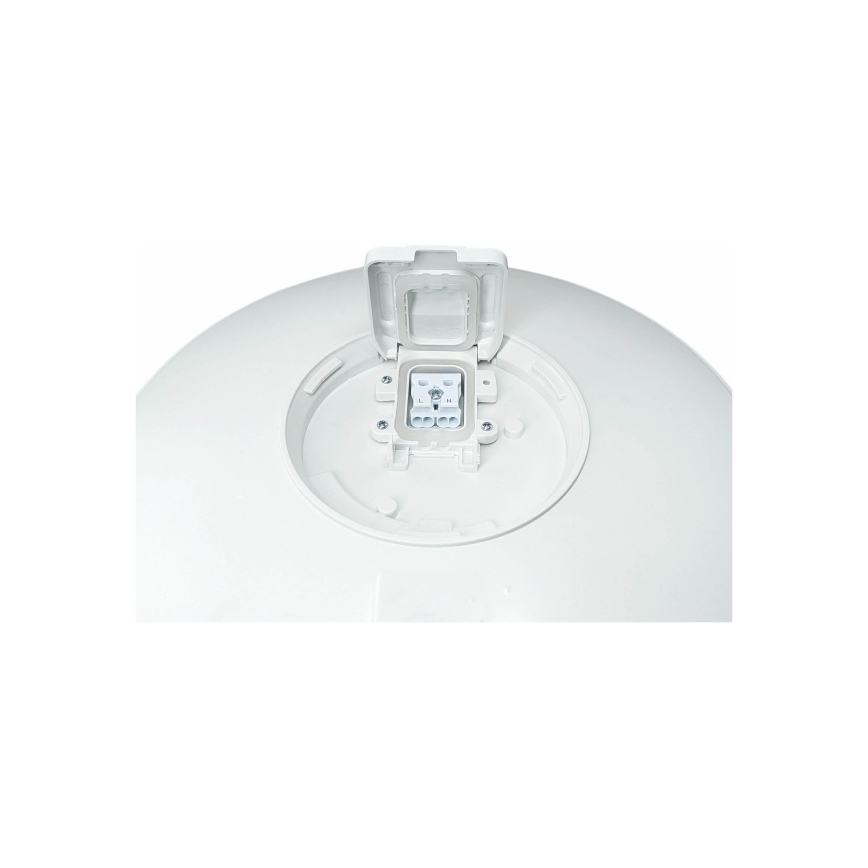 LED vanjsko stropno svjetlo sa senzorom VISTA LED/15W/230V promjer 26 cm IP54 bijela