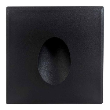 LED Vanjsko stubišno svjetlo DECENTLY LED/1,5W/230V 3000/4000/6000K IP44 crna