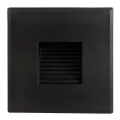 LED Vanjsko stubišno svjetlo DECENTLY LED/1,5W/230V 3000/4000/6000K IP44 crna