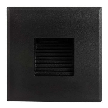 LED Vanjsko stubišno svjetlo DECENTLY LED/1,5W/230V 3000/4000/6000K IP44 crna