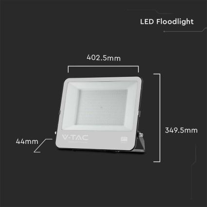 LED Vanjsko reflektorsko svjetlo SAMSUNG CHIP LED/200W/230V 6500K IP65 crna