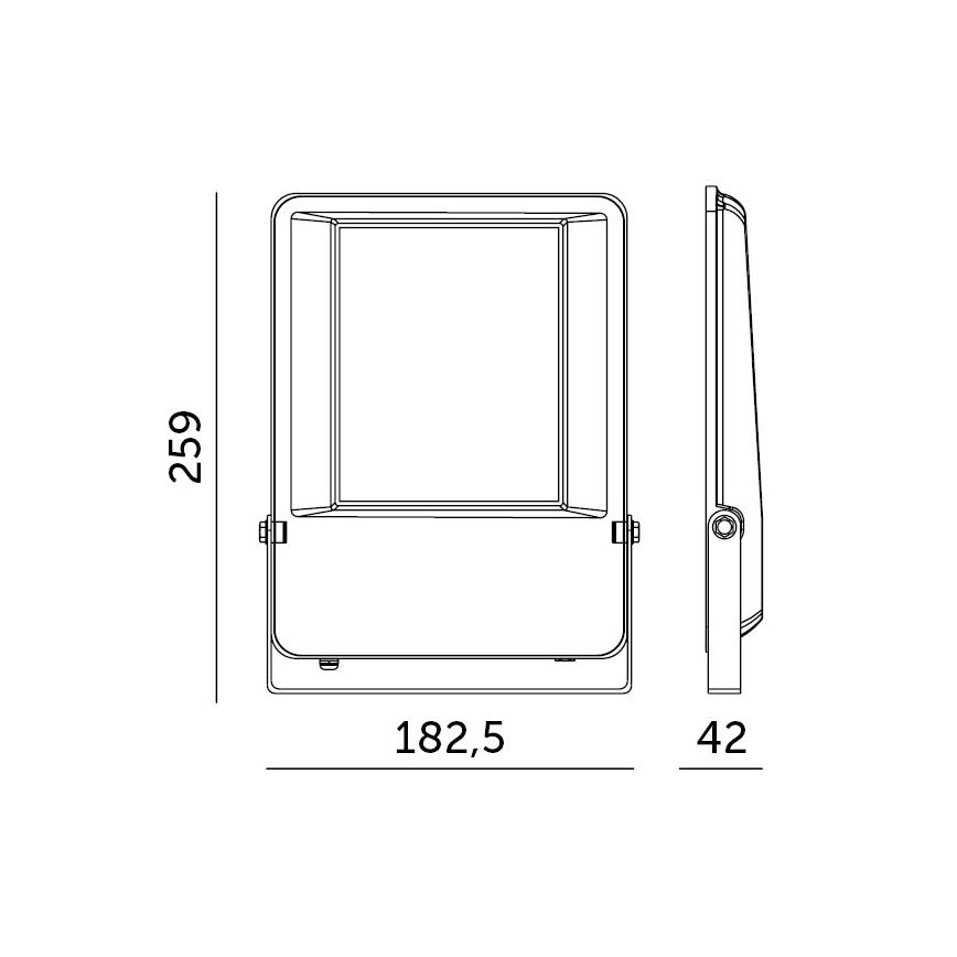 LED Vanjsko reflektorsko svjetlo LED/50W/230V 4000K 6500 lm IP65 IK06
