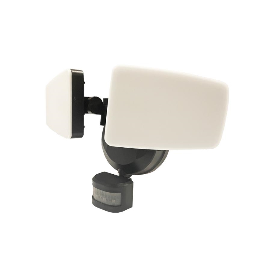 LED Vanjsko reflektorsko svjetlo sa senzorom LED/24W/230V 3000/4000/6000K IP54 crna