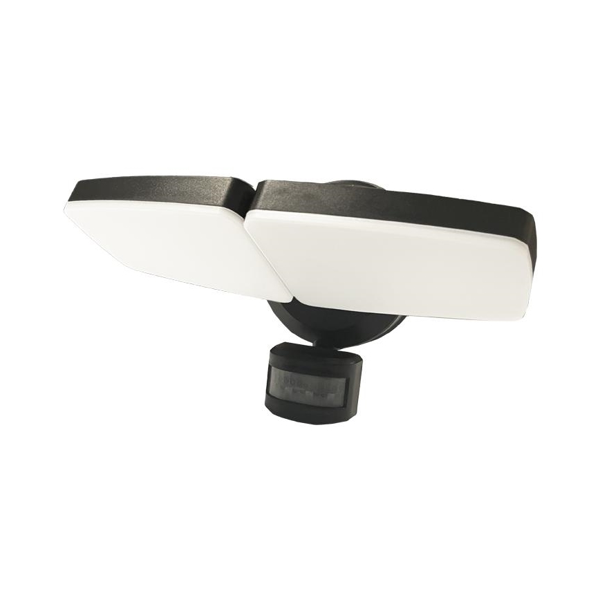 LED Vanjsko reflektorsko svjetlo sa senzorom LED/24W/230V 3000/4000/6000K IP54 crna