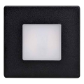 LED vanjsko svjetlo za stubište LED/1,7W/230V 3000/4000/6000K IP54 crna