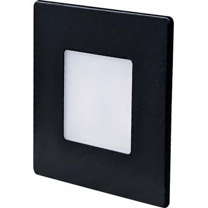 LED vanjsko svjetlo za stubište LED/1,7W/230V 3000/4000/6000K IP54 crna