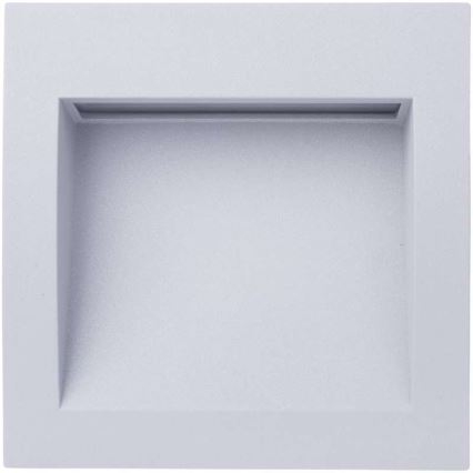 LED Vanjsko ugradno orijentacijsko svjetlo BUILT-IN 1xLED/3W toplo bijela IP65