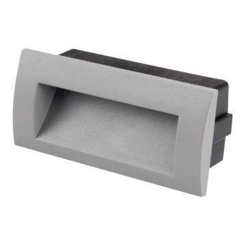 LED Vanjsko ugradno orijentacijsko svjetlo BUILT-IN 1xLED/3W toplo bijela IP65