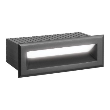 LED vanjsko ugradno svjetlo FLIK LED/3W/230V IP65 antracit